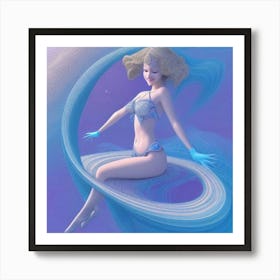 Mermaid 2 Art Print