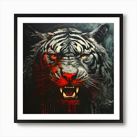 Tiger Love Art Print