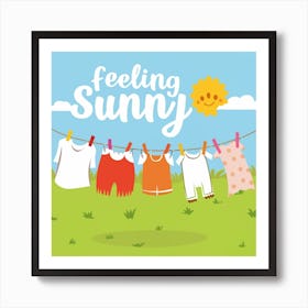 Feeling Sunny Art Print