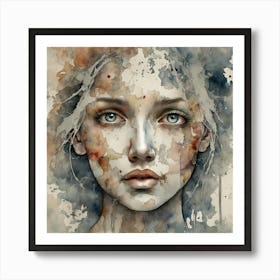 Portrait Of A Woman 52 Art Print