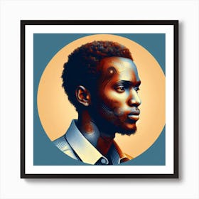 Portrait Of A Man Art Print