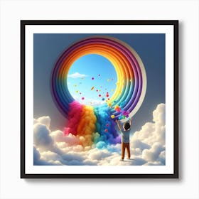 Rainbows In The Sky Art Print