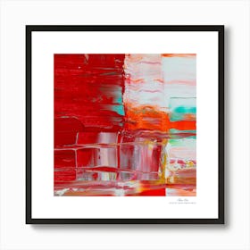 Contemporary art, modern art, mixing colors together, hope, renewal, strength, activity, vitality. American style.54 Art Print