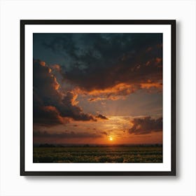 sunset Art Print