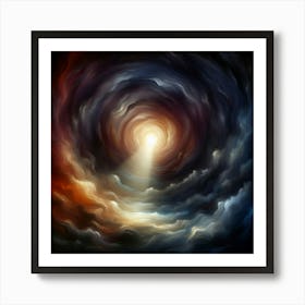 Abstract Of A Cloud Art Print