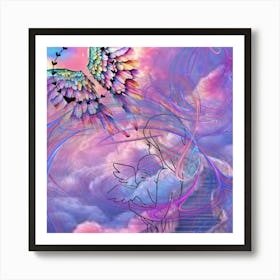 Angel Wings Art Print