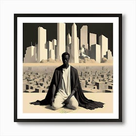 Lost And Lonely In The Big City Art Print