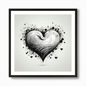 Heart Vector Art Print