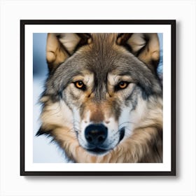 Gray Wolf Art Print