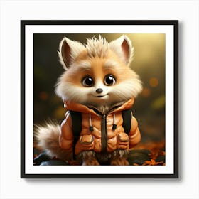 Cute Fox 4 Art Print