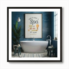 How To Have A Spa At Home Art Print