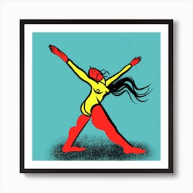 Embrace And Believe Square Art Print