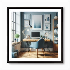 A small office Art Print