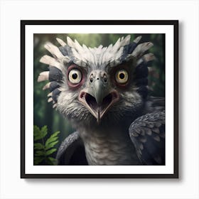 Eagle In The Forest Art Print