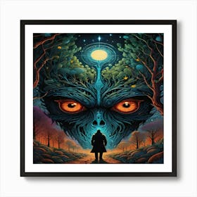 Phantom Of The Forest Art Print