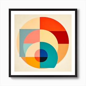 Abstract Geometric Painting Art Print