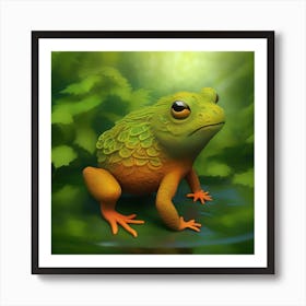 FEEL FROGGY JUMP Art Print