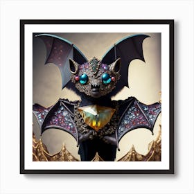 Bats On A Crown Poster