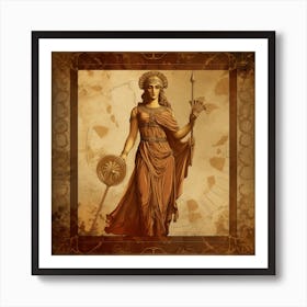 Greek Goddess Art Print