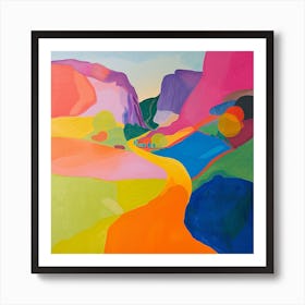 Abstract Travel Collection Austria 3 Art Print