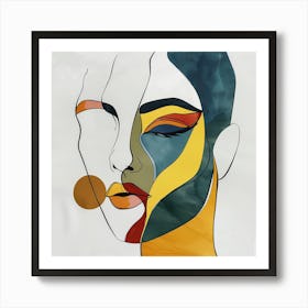 Abstract Portrait Of A Woman - abstract art, abstract painting  city wall art, colorful wall art, home decor, minimal art, modern wall art, wall art, wall decoration, wall print colourful wall art, decor wall art, digital art, digital art download, interior wall art, downloadable art, eclectic wall, fantasy wall art, home decoration, home decor wall, printable art, printable wall art, wall art prints, artistic expression, contemporary, modern art print, Art Print