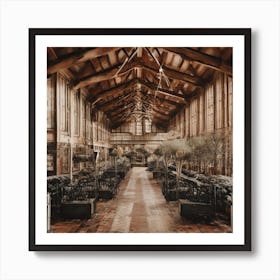 Greenhouse Metal Print Poster