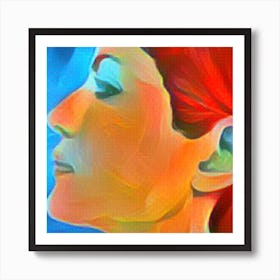 Portrait Of A Woman 17 Art Print