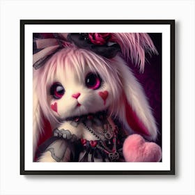 Bunny Bunny Love valentine Art Print