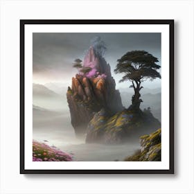 tree at the end of the world Art Print