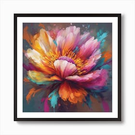 Flower Painting Art Print