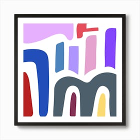 Colorful Abstract Shapes vol. 1 Art Print