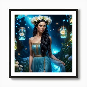 Mermaid Fairy Art Print