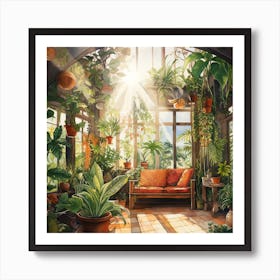 House In The Sun Art Print