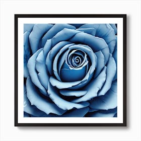 Blue Rose 5 Art Print