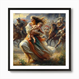 Battle Of Rome Art Print