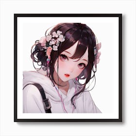 Anime Girl (27) Art Print