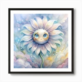 Happy Flower Art Print