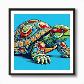 Turtle Art 2 Art Print