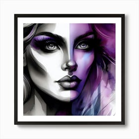 Portrait Of A Woman Art Print