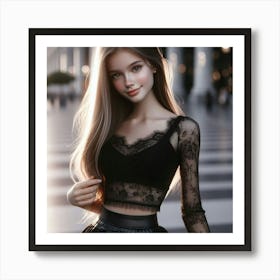 Sexy Girl 4 Art Print