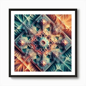 Abstract Fractal Art Art Print