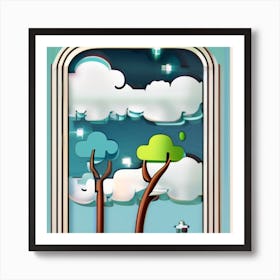 the beautiful nature To the Art Print