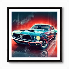 Ford Mustang Art Print