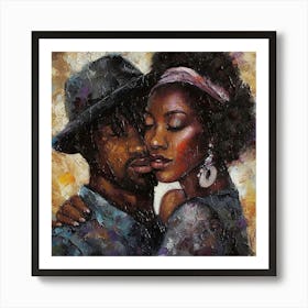 Echantedeasel 93450 African American Black Love Stylize 995 C1768a61 A92e 4c1a 97fd 0a49831b80d4 Art Print