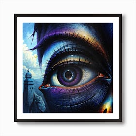 Eye Of The Gods 1 Art Print