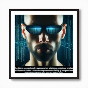 Man In Sunglasses Art Print