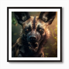 Hyena 4 Art Print