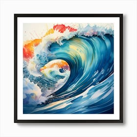 Ocean Wave 2 Art Print