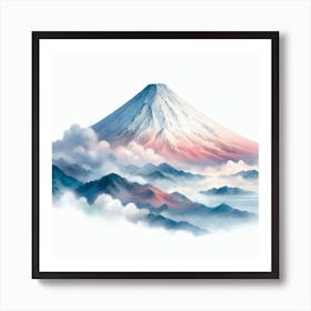 Japanese volcano Fuji 2 Art Print