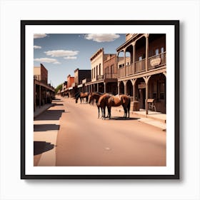 Old West Town 17 Art Print